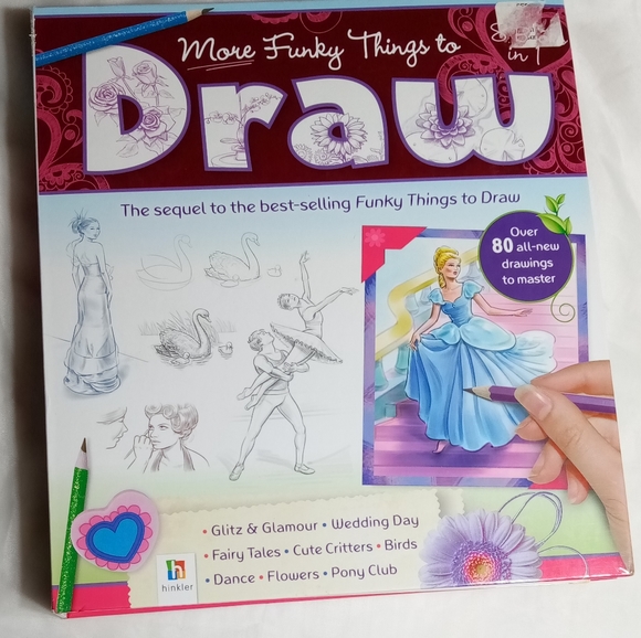 More Funky Things To Draw Book by Hinkler Books 2011 - Picture 2 of 12